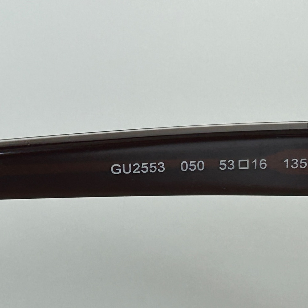 Guess Brown Rectangular Glasses With Leopard Print - image 5